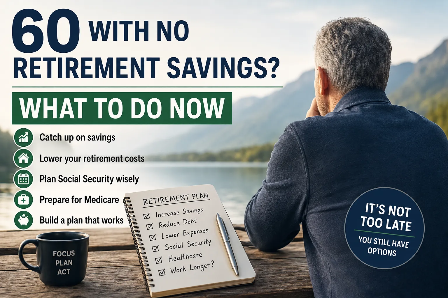 60 with no retirement savings
