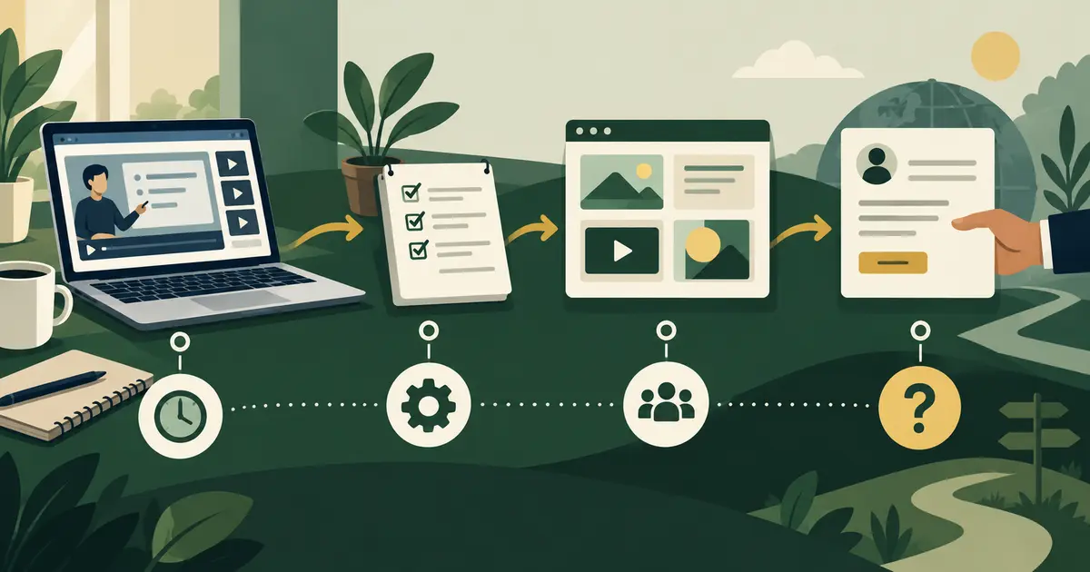 Free online course checkpoints connecting learning choices with practical career goals