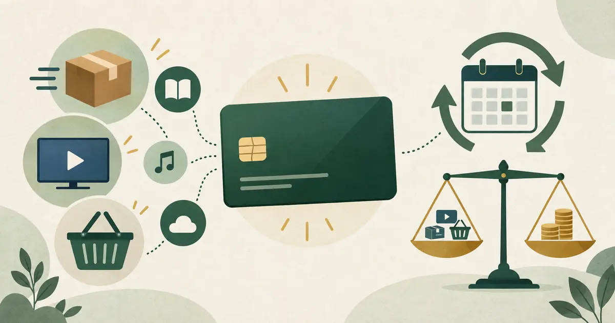 Membership value check comparing annual cost, useful benefits and actual usage
